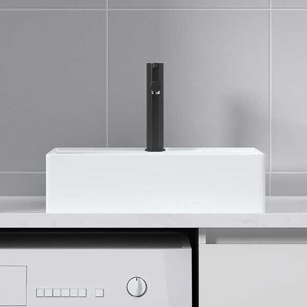 Balcony Washing Machine Above Counter Basin - Integrated Control Button ...