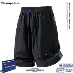 WASSUPLINE American casual cargo shorts summer