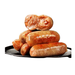 Volcanic stone grilled sausage black pepper authentic meat sausage