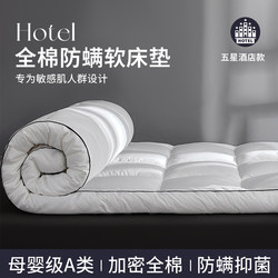 Hotel High-End Anti-Mite Soft Mattress Antibacterial Feather Velvet Bedroom Tatami Mattress Home Soft Mattress Pad