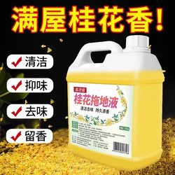 Osmanthus-Scented Wood Floor Tile Fragrance Liquid Cleaner, Household Mopping Floral Water Special Cleaning Liquid, Quick-Drying Magic Tool