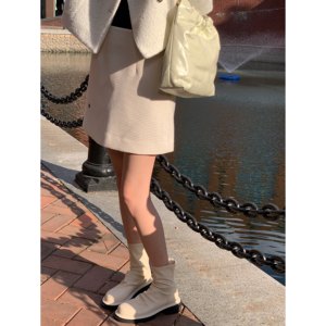 
[Buy two for free for one area] Private customization versatile embroidery texture fashionable casual straight hip skirt