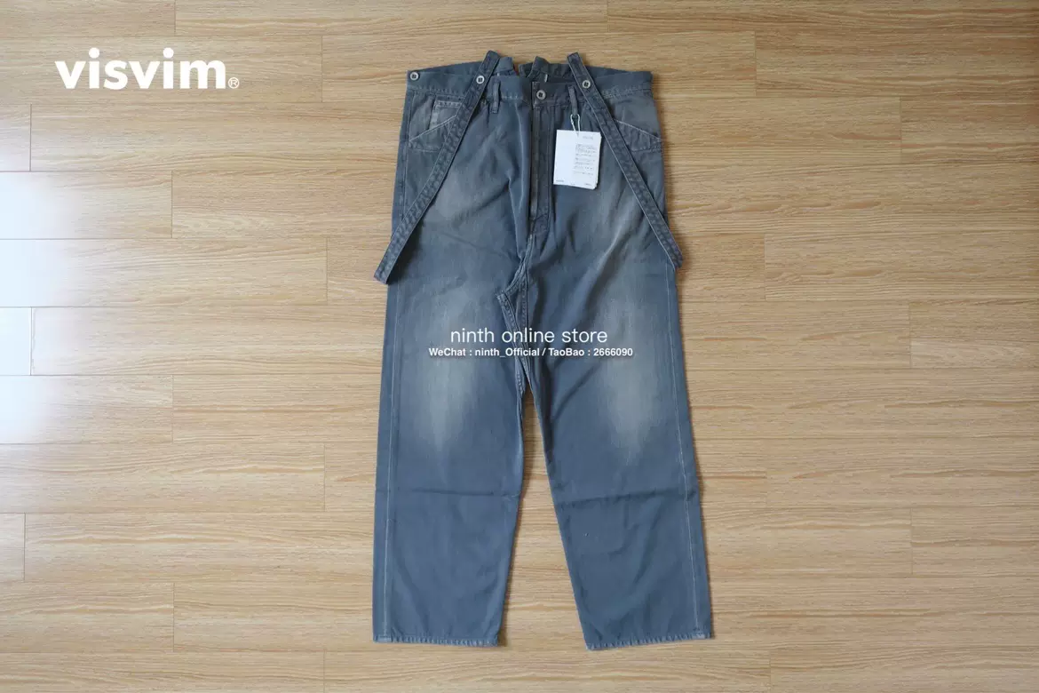 sold】VISVIM 23SS KAFKA BRACES PANTS DMGD 做旧背带休闲裤-Taobao