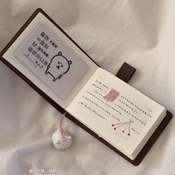 ins Wind Chocolate Pocket Notebook High-Quality Student Portable Planner Schedule Notebook DIY Journal