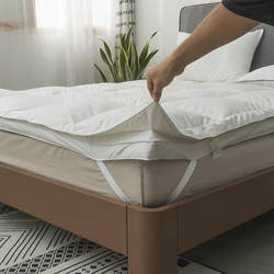 All-Cotton Mattress Soft Pad for Home Use, Double Bed, Feather Velvet Pure Cotton Mattress, Feather 1.5 Bed Mattress, Foldable 1.2m Mattress