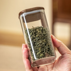 Glass sealed tea cans for household moisture-proof storage cans