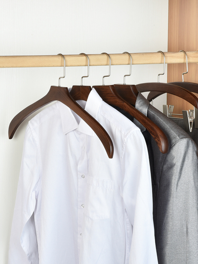 Good Solid Wood Clothes Hanger - Retro Chinese Style