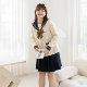 Achejia's large size jk original Japanese kindergarten navy collared sailor suit pleated skirt college style suit spring