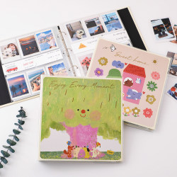 Large Capacity 3.4. 5.6inch Insert Pages Polaroid Baby and Children's Growth Self-Adhesive Handmade Family DIY Photo Album