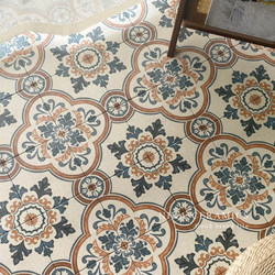 American Pastoral Style Retro Tiles Balcony Terrace Restaurant Kitchen Bathroom Toilet Wall Tiles Non-Slip Floor Tiles