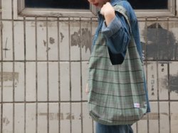 【In the Grid Room】Original Design Plaid Vest Bag