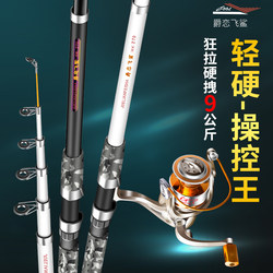 Sea Fishing Rod Set, Ultra-Hard Long-Distance Casting Rod, Carbon Sea Fishing Rod, Fishing Rod, Fishing Gear Set Combination