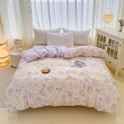 Hengyuanxiang 100% Pure Cotton Single Quilt Cover 150X200X230 Double Full Cotton Quilt Cover 1.8m Bed 1.5m