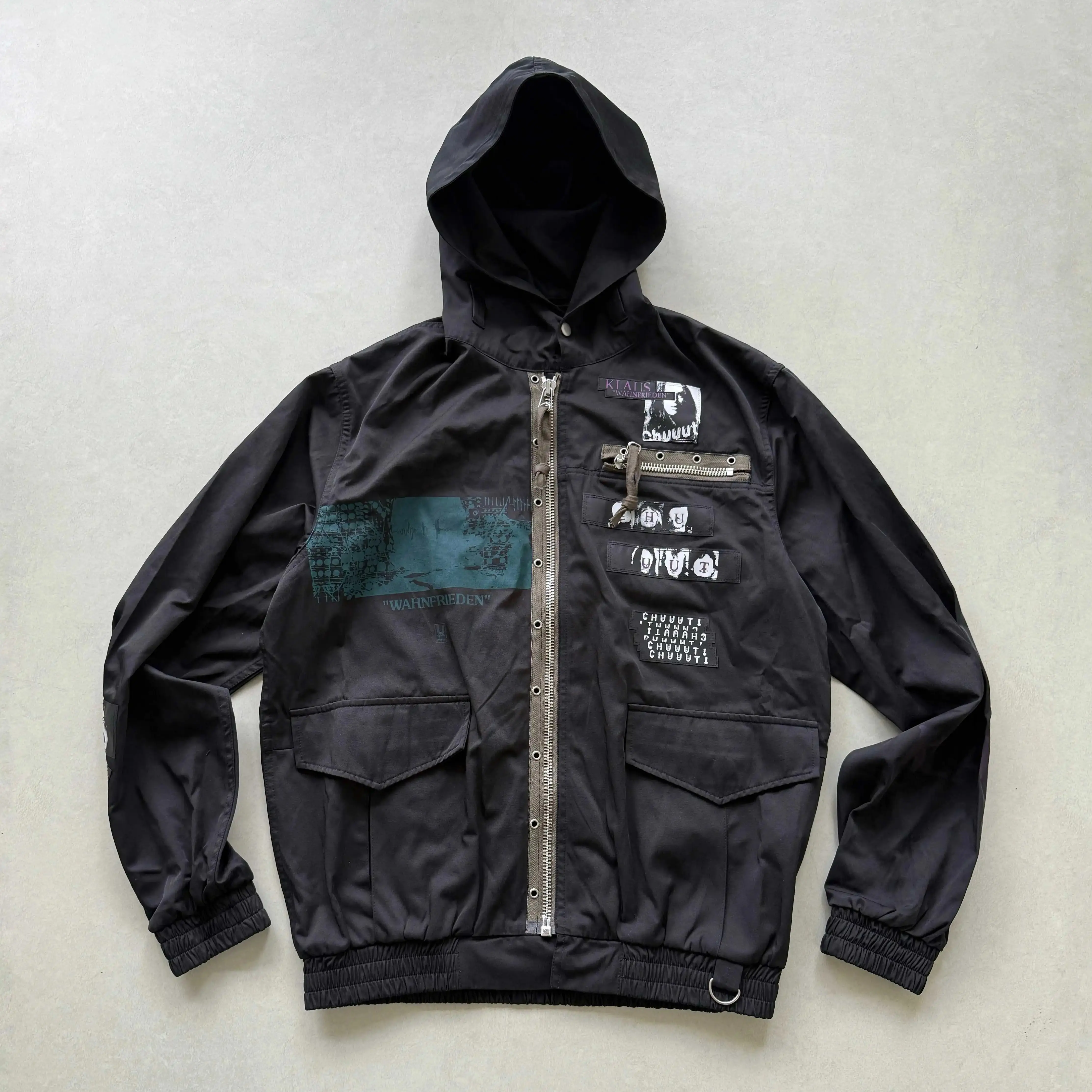 undercover 05AW arts&crafts期 archive 未使用 UNDERCOVER AW2005 “ARTS AND CRAFTS” SHEARLING MOUTON JACKET. Heavy