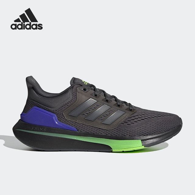 Adidas/Adidas official genuine EQ21 RUN men and women cushioning breathable sports running shoes H00515
