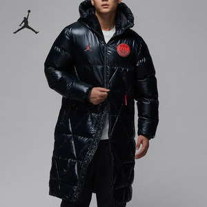 
Nike/Nike authentic Parisian series men's long hooded warm cotton jacket FV7743-045