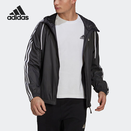 
Adidas/Adidas official authentic seasonal outdoor men's sports and leisure hooded jacket H65776