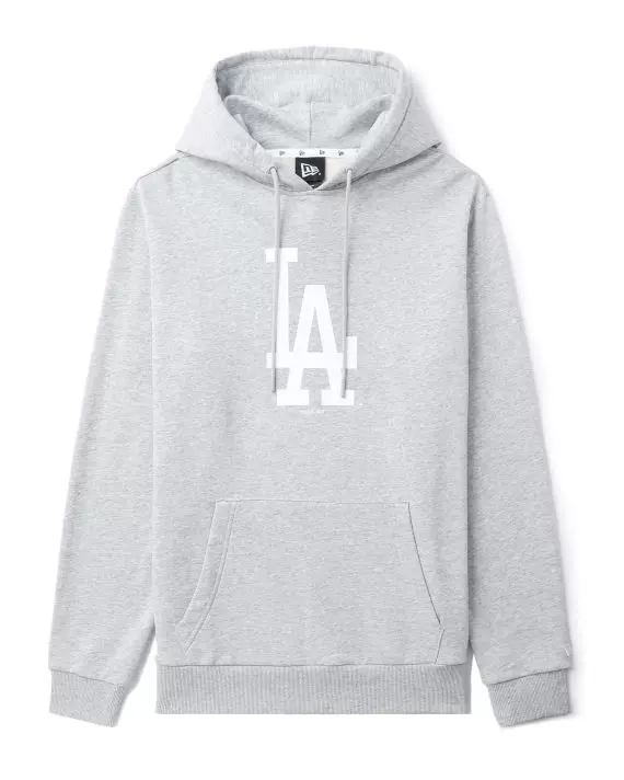 NEW ERA X MLB X Los Angeles Dodgers logo hoodie-Taobao