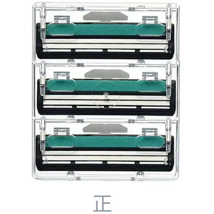 유니버설 더블 레이어 면도 헤드 수동 2 레이어 면도 블레이드 수염 칼 남성용 수염 칼 홀더 무료 배송-