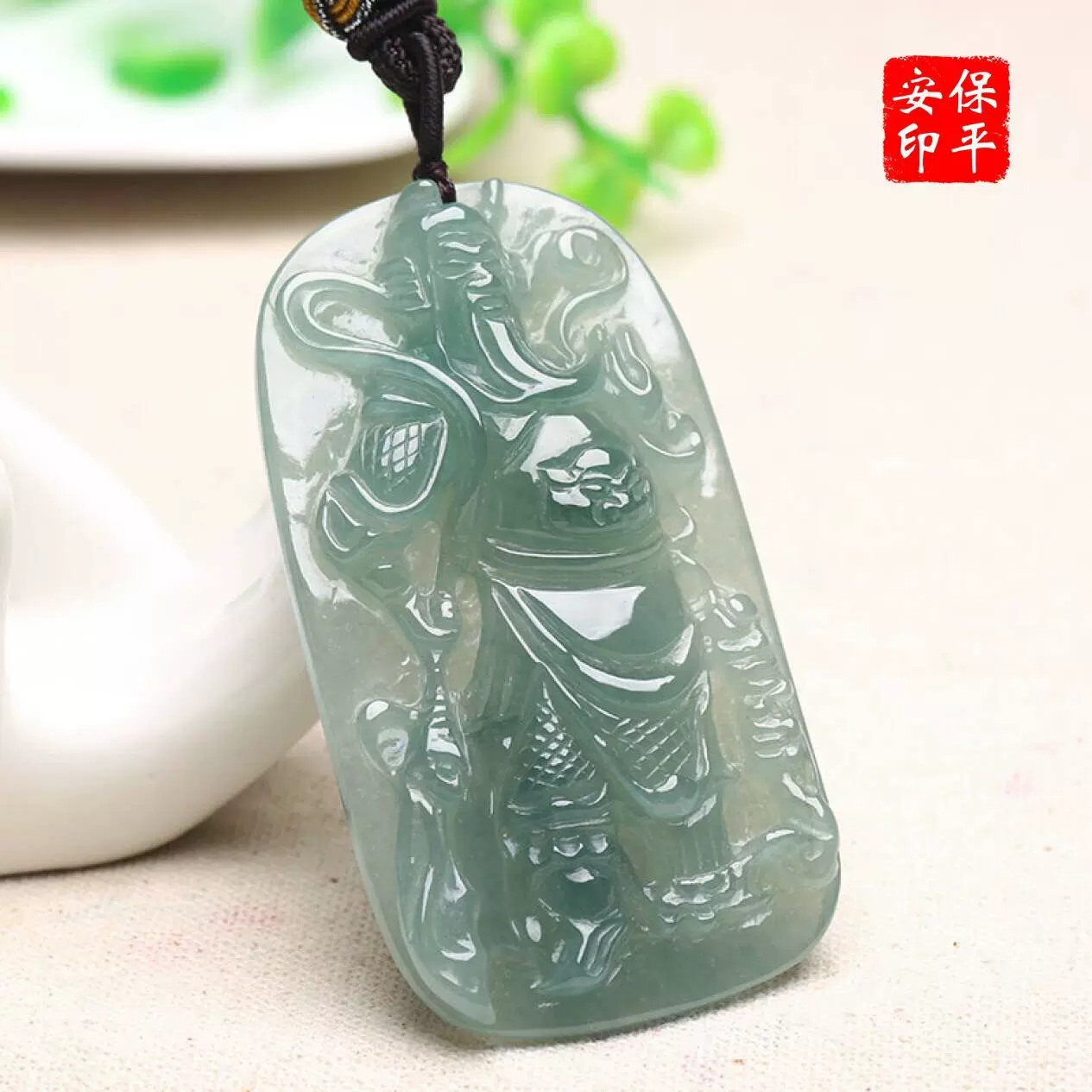 天然和田玉白玉仿古龙纹项链玉坠玉石吊坠毛衣链男女款真玉佩情侣