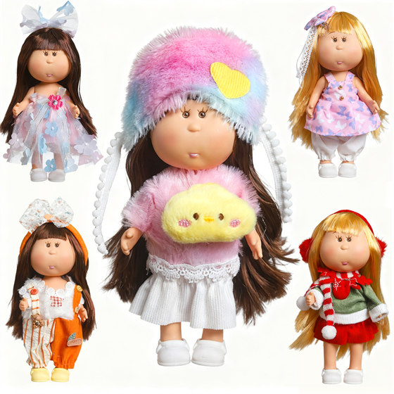 
mia dress up doll clothes for dolls 24cm spanish potato doll girl ornaments doll gift diy