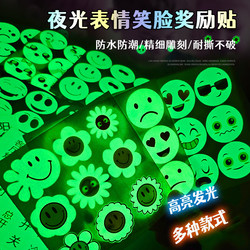 Glow-In-The-Dark Self-Luminous Stickers, Self-Luminous Magic Stickers, Luminous Stickers, Luminous Stickers with Words, Luminous Stickers with Stars, Switch Luminous Stickers