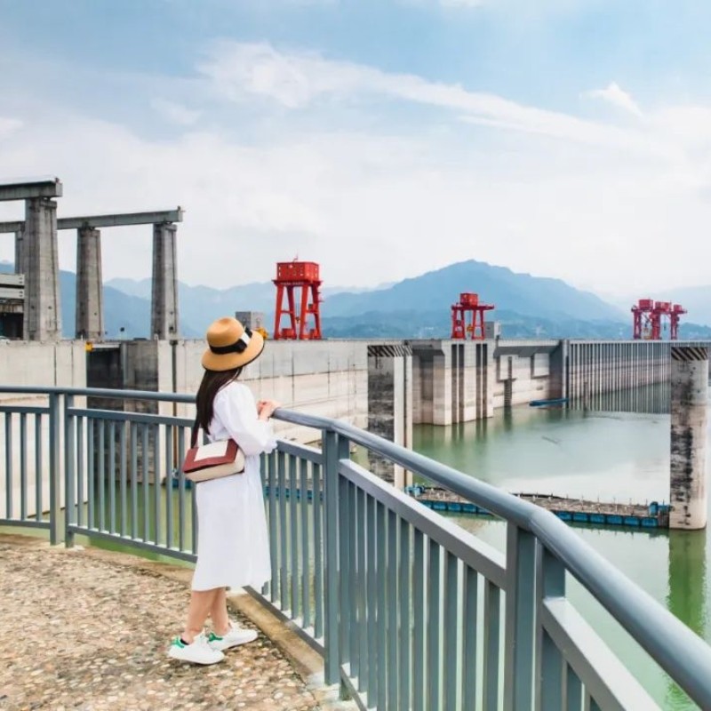 宜昌两坝一峡三峡大坝升船机豪华游船过葛洲坝西陵峡纯玩一日游