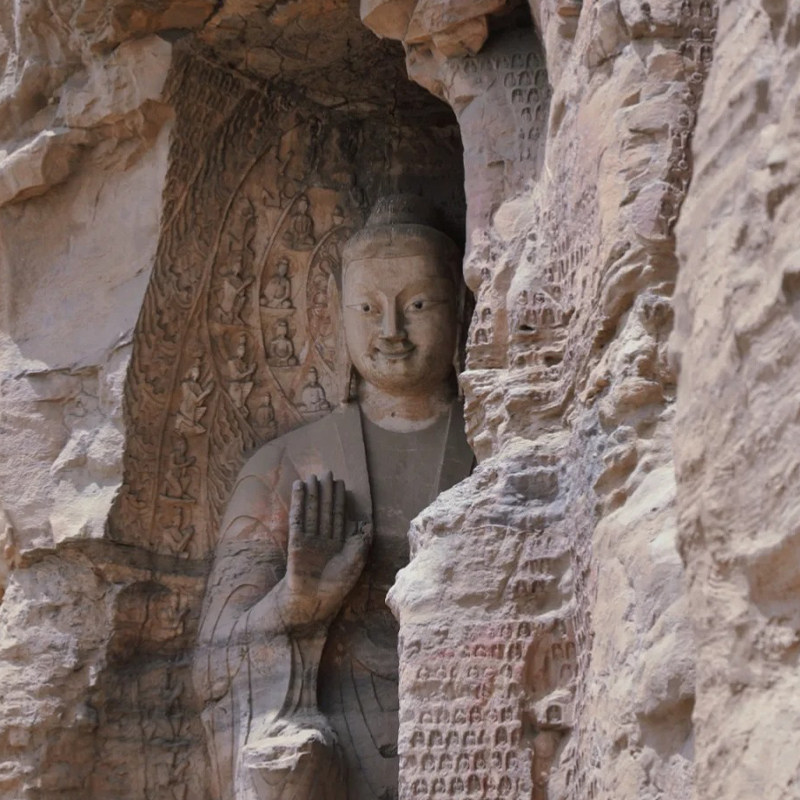 山西大同云冈石窟 悬空寺应县木塔一日游 纯玩太原出发