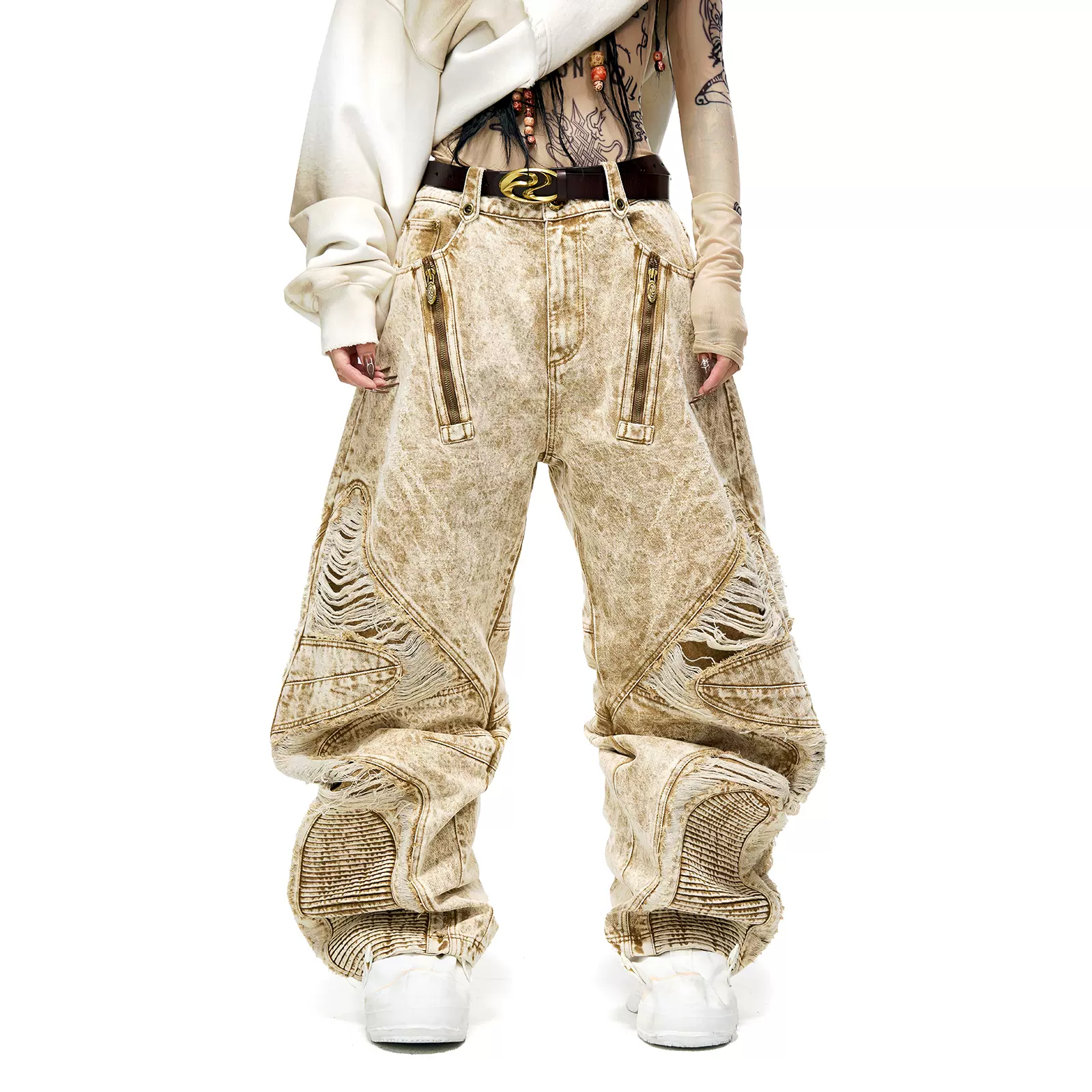 PERSONSOUL 24SS GrayBlack Jeans（パンツ｜Thug Club (サグ・クラブ 