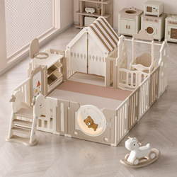 Safe Toddler Playpen, Floor-Mounted Children's Crawling Mat, Protective Fence, Indoor Home Living Room Playground