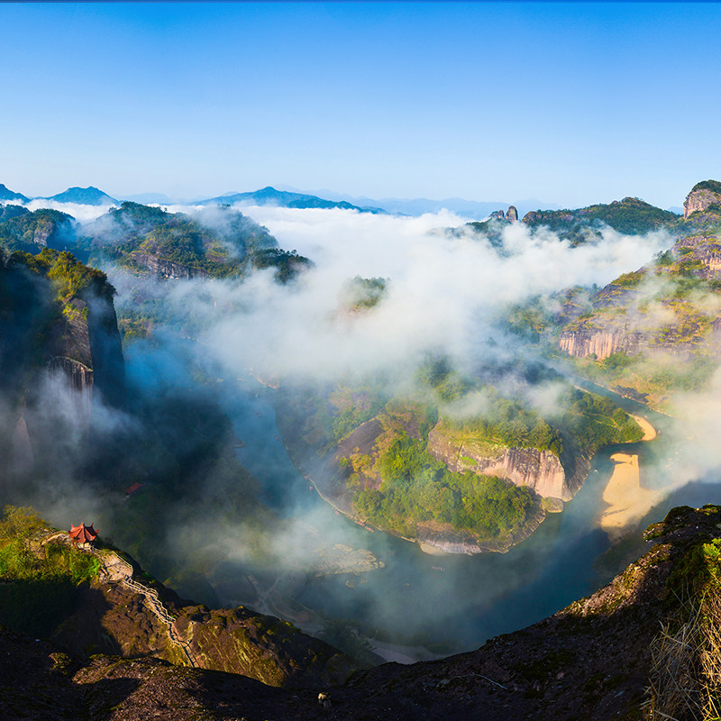 武夷山旅游酒店住宿+景区3日门票+印象大红袍表演 2日自由行+接站