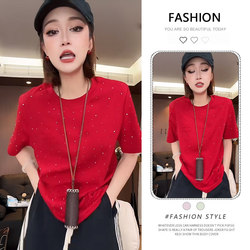 Trendy and Fashionable Short-Sleeved T-Shirts for Women, Spring 2026 New Style, Niche Design, Age-Reducing, Very Beautiful American-Style Tops