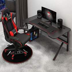 Computer Desk and Gaming Chair Set, Gaming Table for Home Use, Gaming Chair and Table Combo, Competitive Gaming Desk
