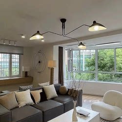 Vintage French Serge Mouille Nordic Living Room Chandelier, Claw-Like Dining Room Main Light, Designer Duckbill Lamp