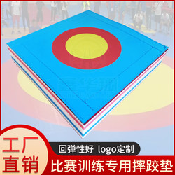 Professional Wrestling Mat, High Elasticity, Shock Absorption, Training and Competition Cover, Martial Arts Fighting, Martial Arts Fighting, Sanda Practice Mat