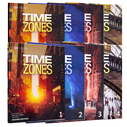National Geographic Time Zones 4 English Textbook