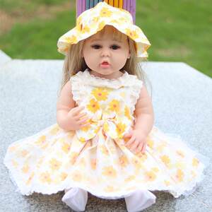 55cm 60cm reborn doll clothes princess skirt suit baby clothes girl play house toy gift