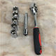 Auto repair big fly ratchet wrench 1/2 extended extension rod 12.5 socket hexagonal short socket 171921 tire wrench