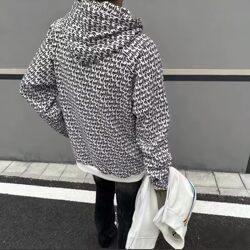 Men's Pullover Hoodie 2026 New Style Loose Letter Print Hooded Top Trendy Hot-Selling Couple's Hoodie Fashion