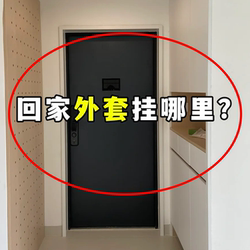 [Where to hang your coat when you get home?] Hanging door rack