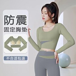 Daji Diary New Yoga Clothes for Women, Running Sports, High-End Pilates Training Long-Sleeved Tops, Fitness Suits