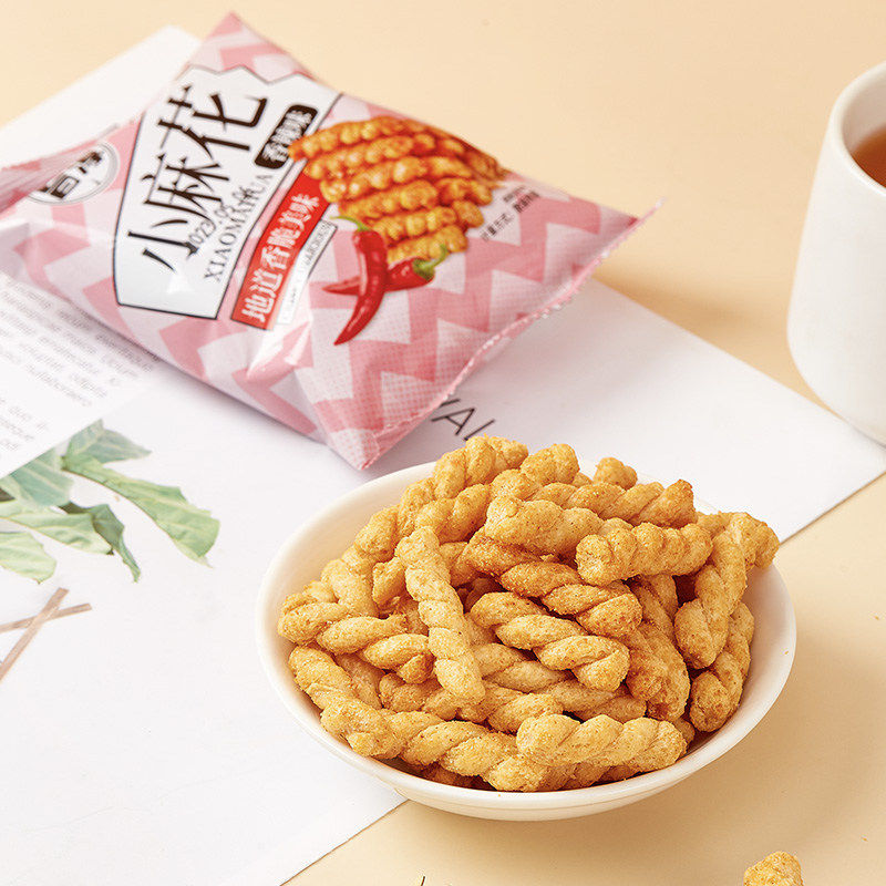 香酥小麻花网红休闲食品3箱