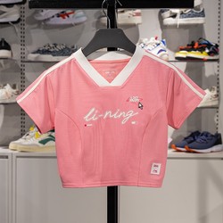 Li-Ning Short-Sleeve T-Shirt 2025 Summer New Model X League of Legends Collaboration Series Women's Sports Cultural Shirt Ahsv638