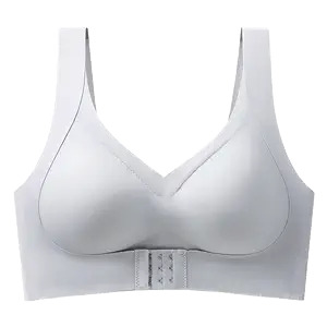 🌼Ready Stock🌼34-42 Ladies Bra Women A/B Full Cup Coverage Non Wired Bra  Female Cotton Baju Dalam Wanita 女装无钢圈内衣