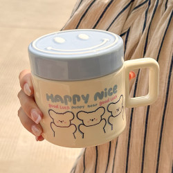 Blue Puppy Mug Ceramic Water Cup Birthday Gift Office Coffee Cup Home Breakfast Milk Cup