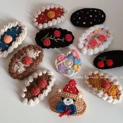 Autumn and Winter Knitted Mini Bb Clips, Cute Cartoon Heavy-Duty Hair Clips, Dopamine Children's Hair Clips, Knitted Side Clips for Women