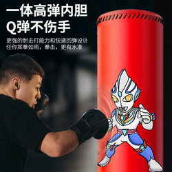 Children's Boxing Punching Bag for Home Use, Freestanding Kids' Wobble Sandbag, Professional Taekwondo Fighting Training Equipment