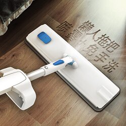 Baojiajie 2025 New Model Hands-Free Lazy Spray Flat Mop for Home Use, One-Sweep Clean Spray Mop, Suitable Magic Tool