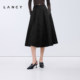 LANCY/Langzi 2025 Spring New High-end High-waist A-line Slim Mid-Long Umbrella Skirt Versatile Commuter Skirt
