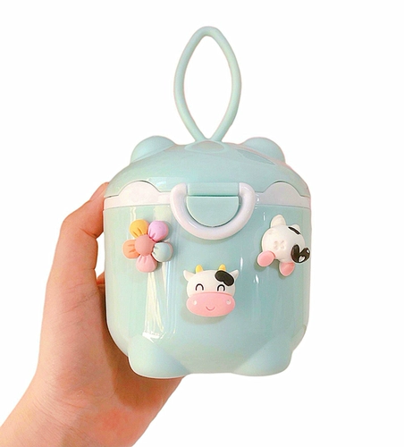 Мультяшная детская портативная банка для хранения, сухое молоко для выхода на улицу, тара для прикорма